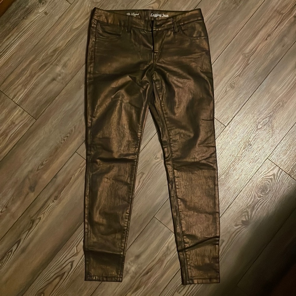 The Limited coated legging Jean sz 6